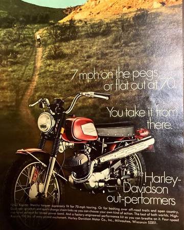 Photo 1970 Harley Davidson Rapido ML 125 S $1,800
