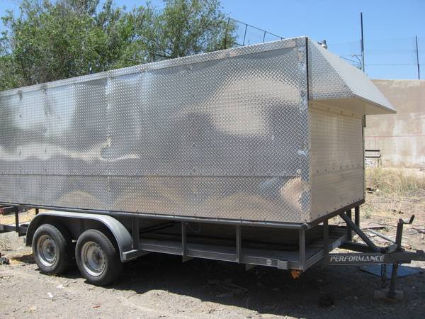 Photo 16 ft aluminum food trailer shell $4,595