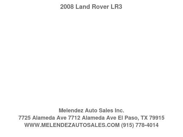 Photo 2008 Land Rover LR3 4WD 4dr HSE $14,995