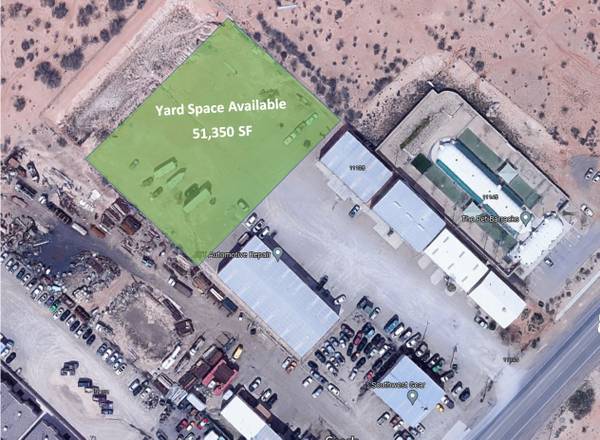 Photo For Lease - Gravel Yard Space - 51,350 Sq. ft - NE El Paso, TX Dyer St $2,139