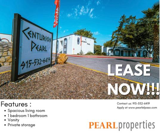 Look and lease with Centurion Pearl Today $939