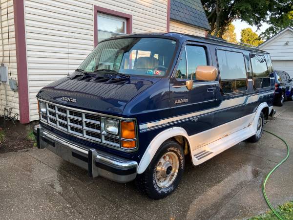 1992 Dodge Ram Conversion Van B250, Restorer’s Special, original owner ...