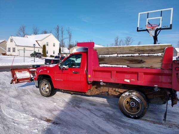 2008 Gmc 1 Ton Dump Truck With Western Snow Plow 16500 Cars And Trucks For Sale Erie Pa 4056