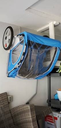 Photo 2 seat bicycle trailer $50