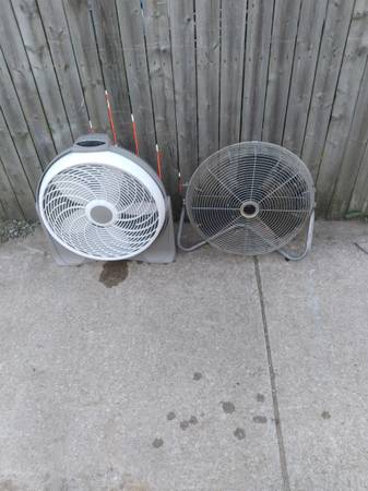 Photo Large 3 speed heavy duty circle fans 30 each firm $30