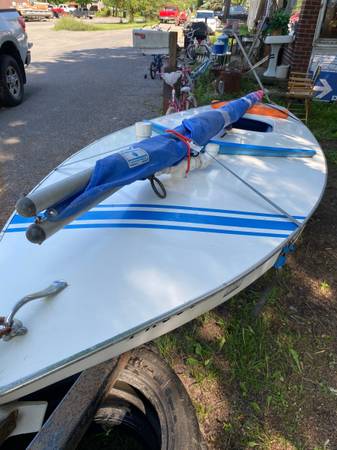 Sunfish sailboat with trailer $900
