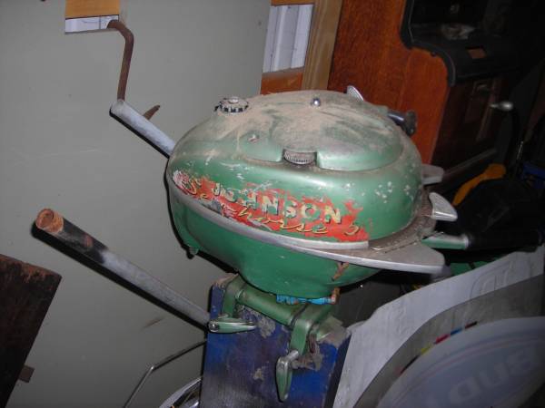 antique johnson outboard motor $200