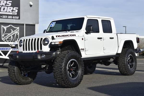 2021 JEEP GLADIATOR RUBICON 4X4 LIFTED on 40s lowMILES LOCKERS HARDT ...