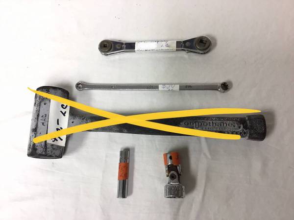 Photo MAC tools RW903, E8 and E10 Inverted External Torx Wrench other tools
