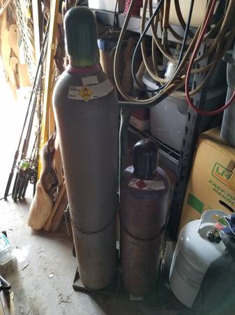 Photo Oxygen  Acetylene Cylinders $320