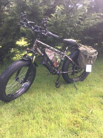 Photo Ready for Hunting NEW 1500 Watt Fat Tire E-bike with 20ah Battery $2,550