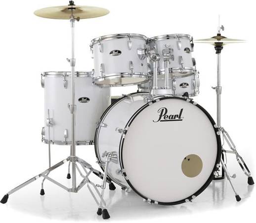Photo pearl roadshow 5 piece drum set never used $600