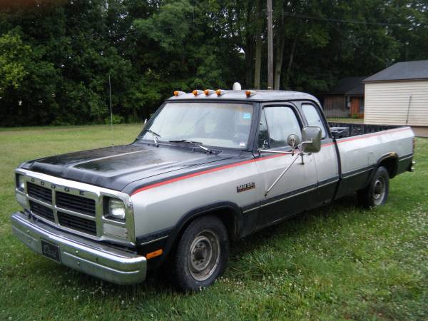 D250 dodge ext-cab 2wd 1993 model cummins diesel sale/trade - $3000 ...