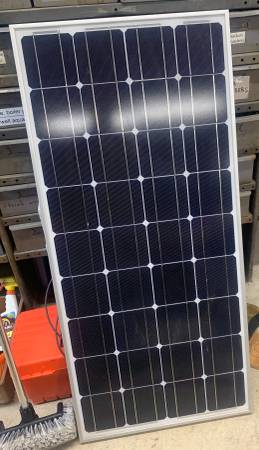 Photo 100W solar panel-6 power inverters-1 grid tie power inverter $300