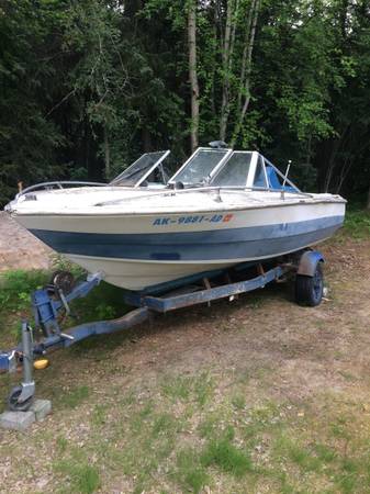 Project 1980 16 Larson Inboard outboard with trailer $1,000