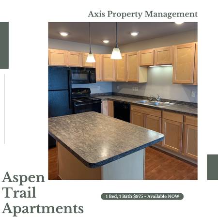 Photo 1 BED-AVAILABLE NOW-ASPEN TRAIL-FIRST FLOOR-GARAGE INCLUDED-WD $975