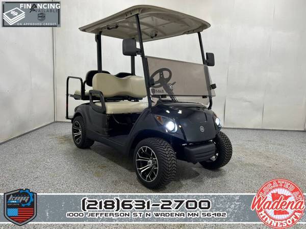 Photo 2015 Yamaha Street Legal Golf Cart - Black Metallic $7,599