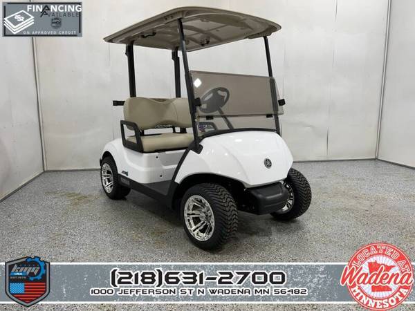 Photo 2023 New Yamaha Drive 2 AC Lithium Electric Golf Cart - White $10,999