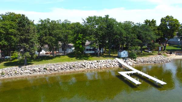 Otter Tail Lake Home wGuest Cabin, Large Back Lot,  150 Frontage $925,000