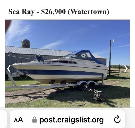 Sea Ray $17,600