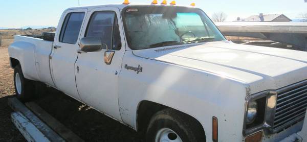 1973 Chevy 4 Door 1 Ton Dually W 1986 454 2500 Farmington Cars Trucks For Sale Farmington Nm Shoppok This truck appears to be a. 1973 chevy 4 door 1 ton dually w 1986