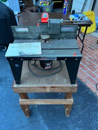 Photo Craftsman Router, Router Table,  Router Fence $95