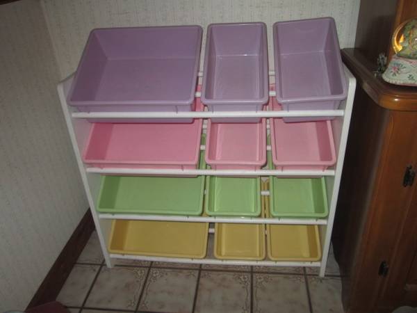 Photo Toy box shelf organizer $25
