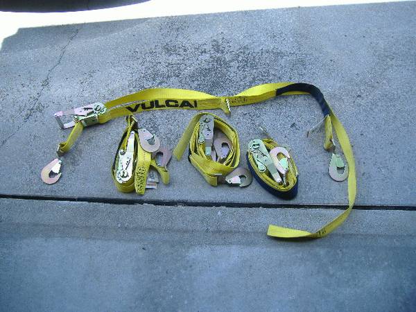 Photo 4 new Vulcan classic car tie down straps $60