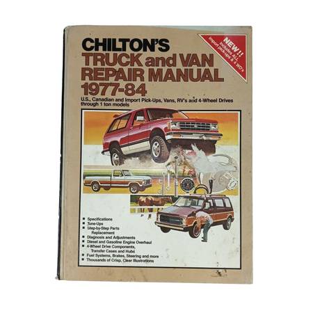 Photo Chiltons Truck and Van repair Manual 1977-1984 Includes Import Pickup $15