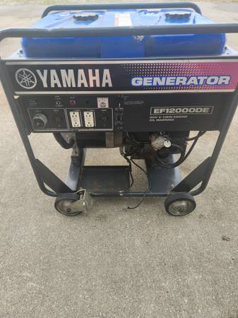 Photo Yamaha EF12000DE 12KW Generator $1,100