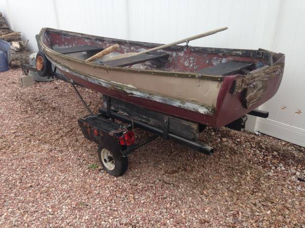 Photo 12 Aluminum Boat wTrailer $400