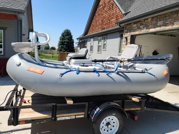12 ft Hyside Raft and Fishing Frame $6,000