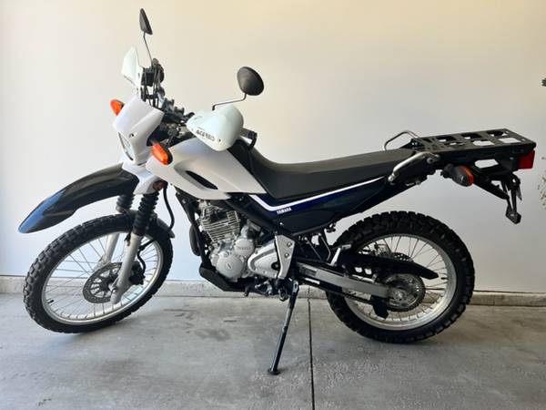 2013 Yamaha XT250 motorcycle (white) $4,400