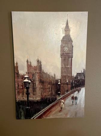 Canvas Picture of Big Ben in England $15