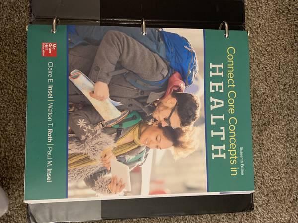 Connect Core Concepts in Health, Sixteenth Edition, Insel, Looseleaf $70