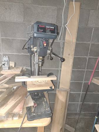 Photo Craftsman bench drill press $50