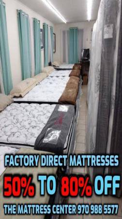 Photo DONT PAY RETAIL50 to 80 OFF QUEEN FACTORY DIRECT MATTRESS SHOWROOM