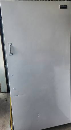 Photo Montgomery ward commercial 31 cu ft uprigh freezer. Delivery $300