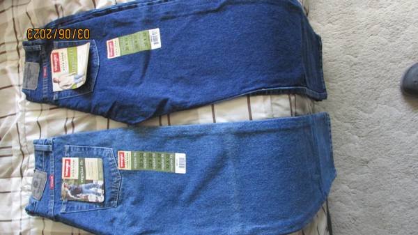 Wrangler Mens Five Star Premium Denim Regular Fit Jeans (32 x 32) and $15