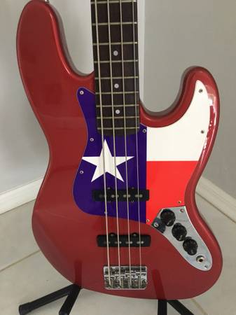 2015 MIM Fender Texas Jazz Bass $765