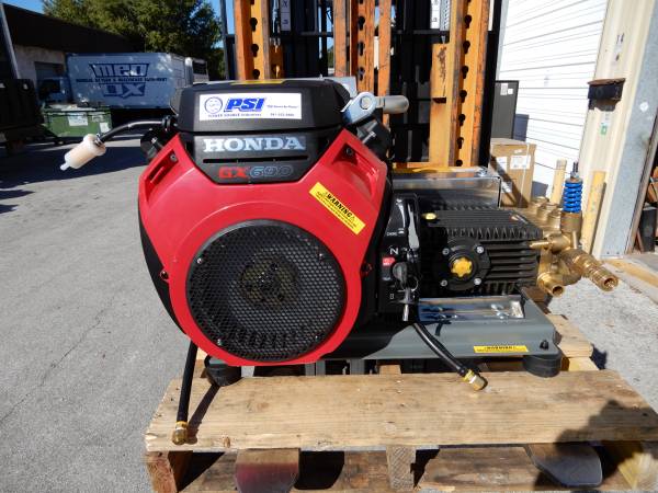 Photo 8 gallon 3500 psi HONDA GX690 power washer from $3,998