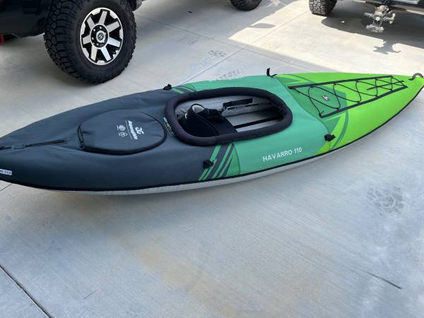 Photo AQUAGLIDE Navarro 110 Convertible Inflatable Kayak with Drop Stitch Fl $400
