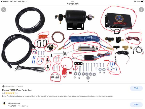 Photo Air Force One braking system, car side $200
