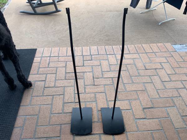 Photo Bose cube speaker stands (2) $40