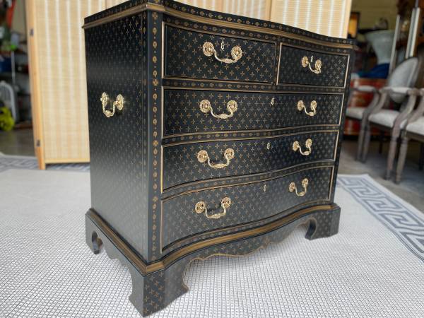 Photo Exquisite Hollywood Regency Accent CabinetCommode- Stunning $2,200