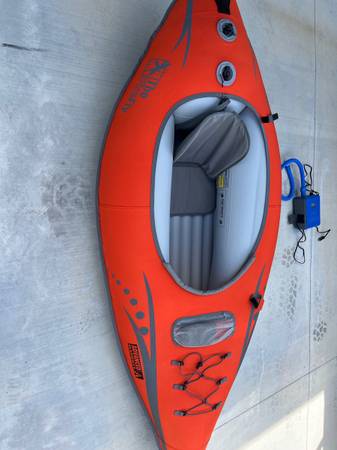 Photo Firefly Inflatable Kayak Package With Pump And Paddle $200