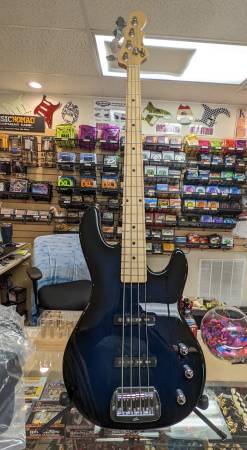 Photo GL Tribute Series JB-2 Blue Burst  Maple board Electric Bass Guitar $499