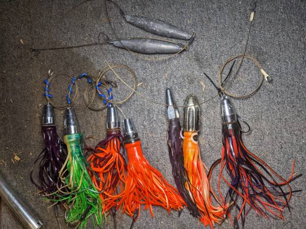 Photo High speed wahoo lures- rigged $25