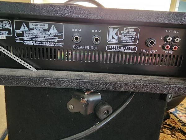 Photo Kustom KPM480 Powered PA Yamaha System $190