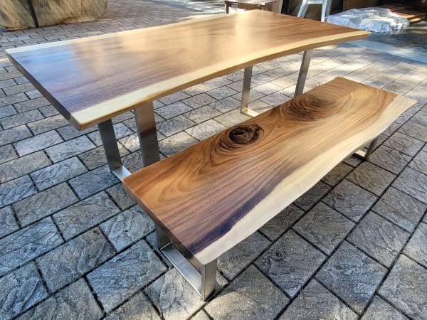 Photo Live Edge Dining Room Table Solid Hardwood Slab Brand New $3,550
